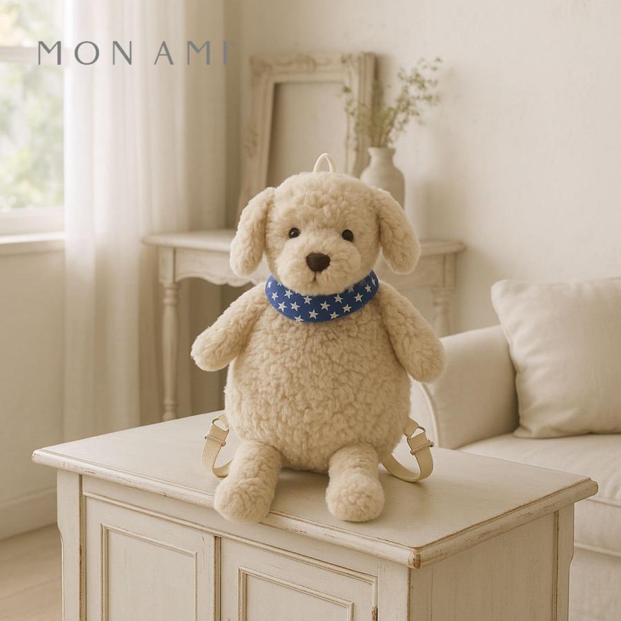 ベントレー パピー バックパック 46cm いぬ | モナミ ぬいぐるみ 雑貨 アート デザイン かわいい ファーストトイ ギフト プレゼント Mon | 