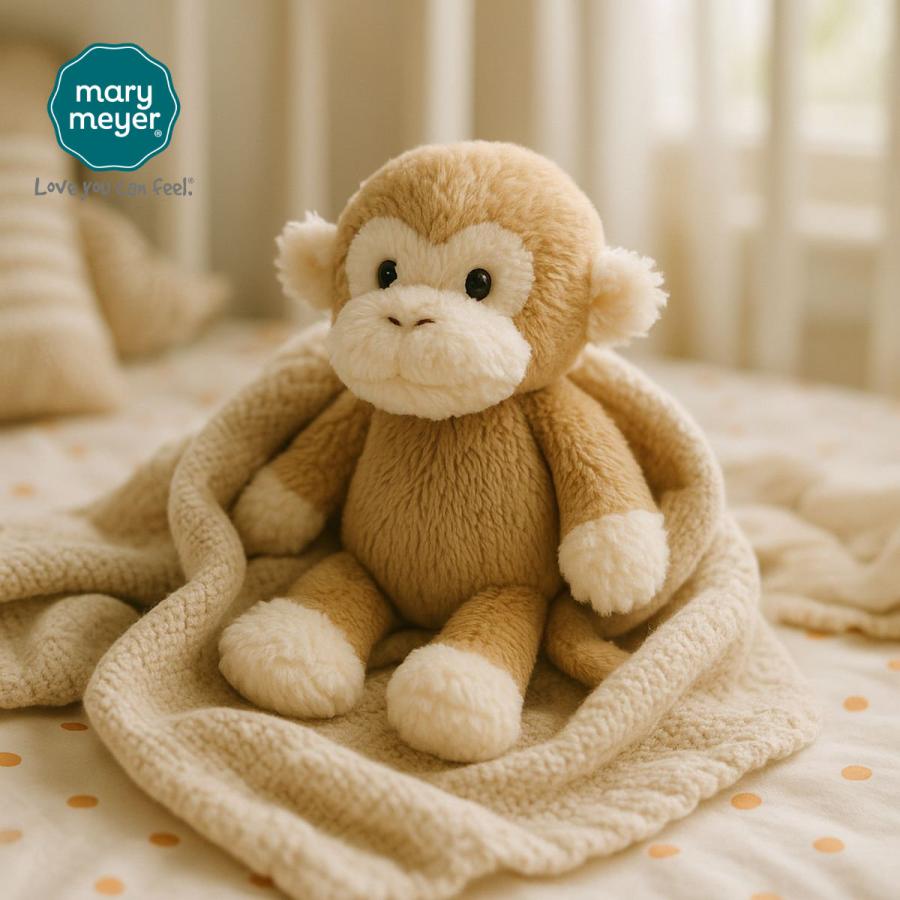 メリーマイヤー マシュマロジュニア モンキー 15.5cm サル | ぬいぐるみ ふわふわ 柔らかい マシュマロ ズー 動物 どうぶつ ファーストトイ | mary meyer