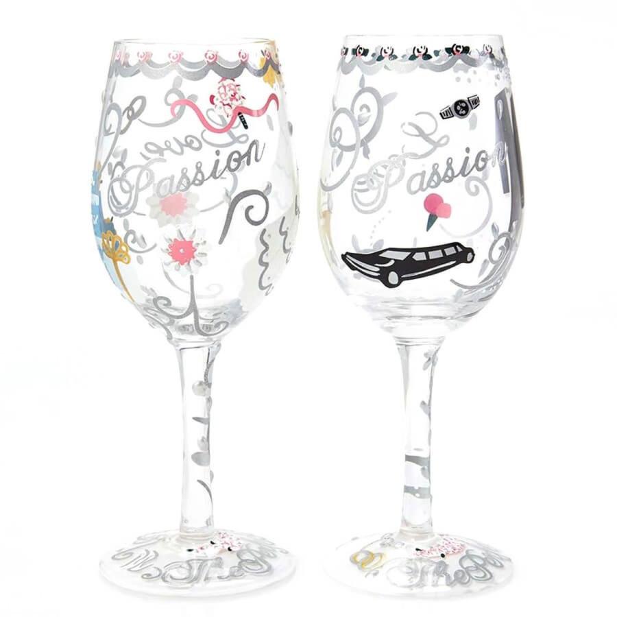 Lolita ワイングラス BRIDE＆GROOM 22.4cm 花嫁と花婿 | かわいい おしゃれ ポップ モダン デザイン食器 アート ロリータ・ |  | 03