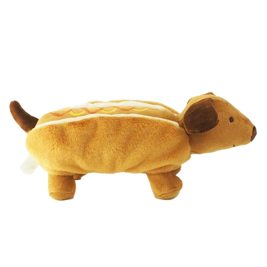 nuo ぬいぐるみ作家 ぬいぐるみ ホットドッグ 犬 ハンドメイド nuo