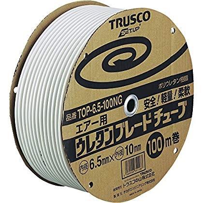 【良好品】 TRUSCO(トラスコ) ウレタンブレードチューブ 6.5X10 100m ネオグレー TOP-6.5-100NG その他エアーツール