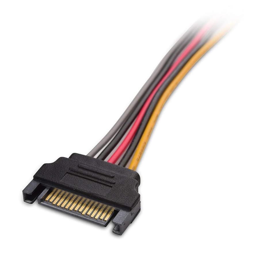 爆売り Cable 驚きの価格が実現 Matters SATA 電源延長ケーブル オス メス PIC-Eカードに 3本セット 光学式ドライブ HDD SSD 15ピン