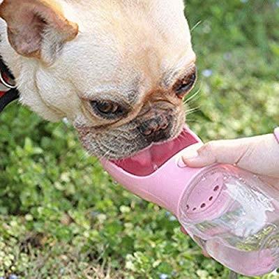 nikka 日華 ペット犬用 ウォーターボトル 携帯用カップ 給水器 漏れ防止 屋外ウォーキング用ペットウォーターボトル 高級感 正規品 グリーン 水筒