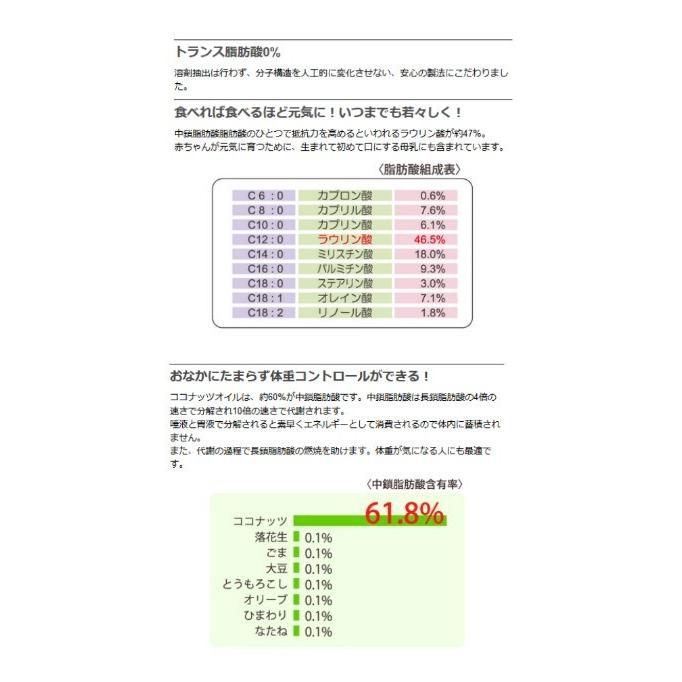 5個セット ココナッツオイル100％ ナチュレオ 912gx5個セット 賞味