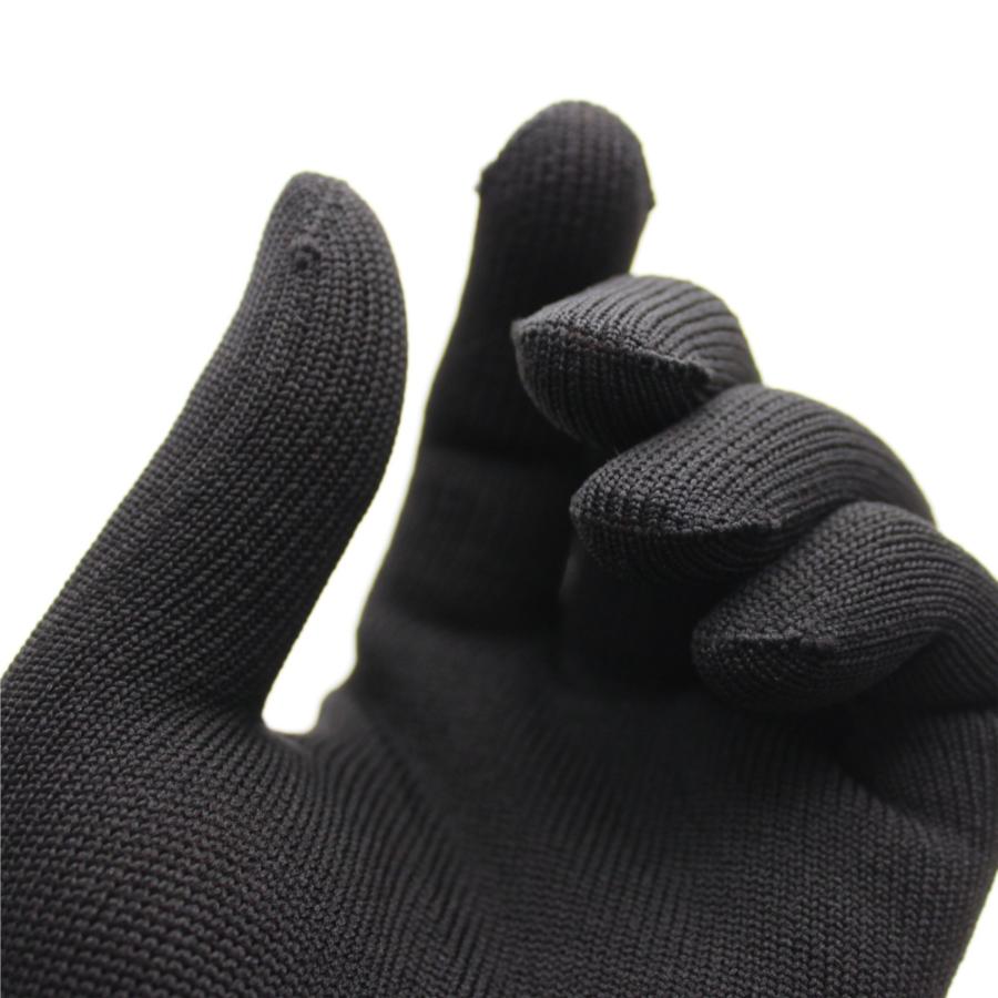 インナー手袋 インナーグローブ 薄手 手の肌着 のびピタ ロング 手袋 6枚 黒 白 日本製 UV手袋 UV 防寒 暖かい バイク アウトドア メンズ レディース おしゃれ｜wincessnet｜10