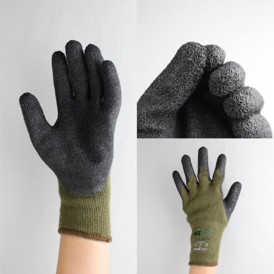 サーモプラス 防寒 背抜き手袋 作業手袋 BEST GRIP LB227 3双 天然ゴム 滑り止め 手袋 裏起毛 背抜手袋 防寒手袋 作業用手袋 ベストグリップ ハンボ おしゃれ |  | 06