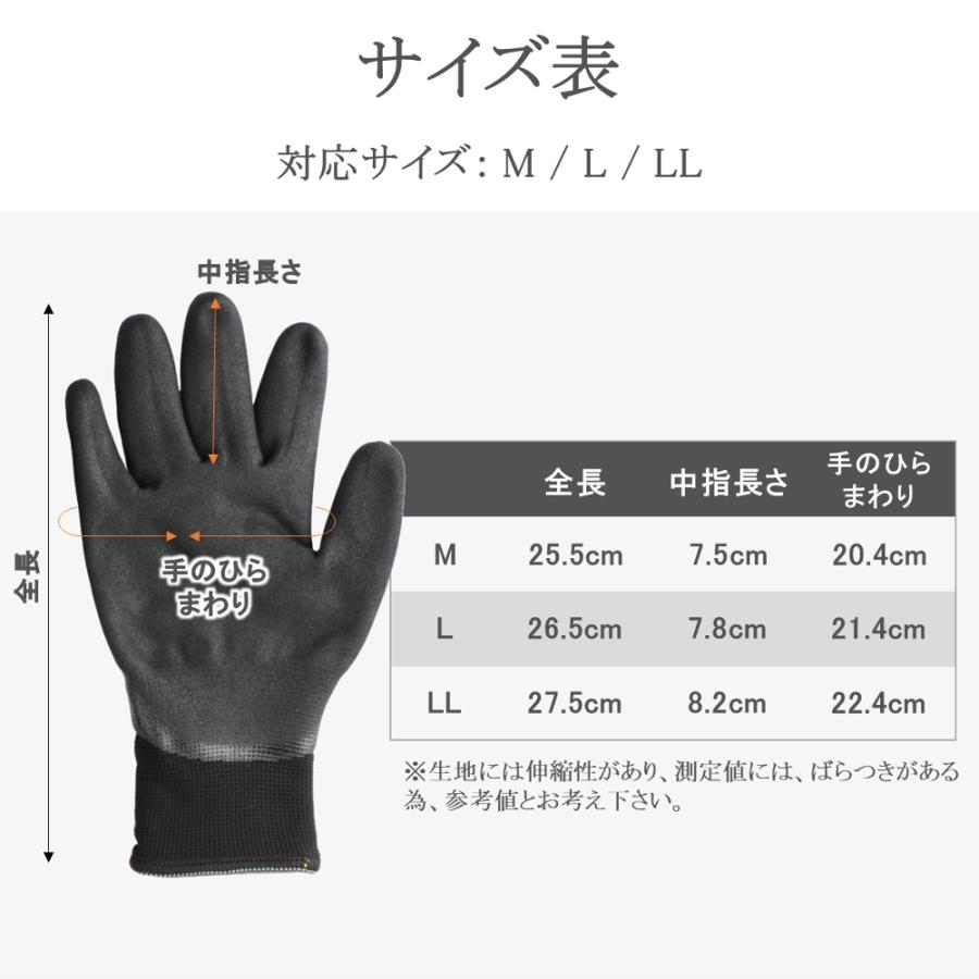 オイルガードサーモ 防寒 作業手袋 BEST GRIP NKX970 1双 滑り止め