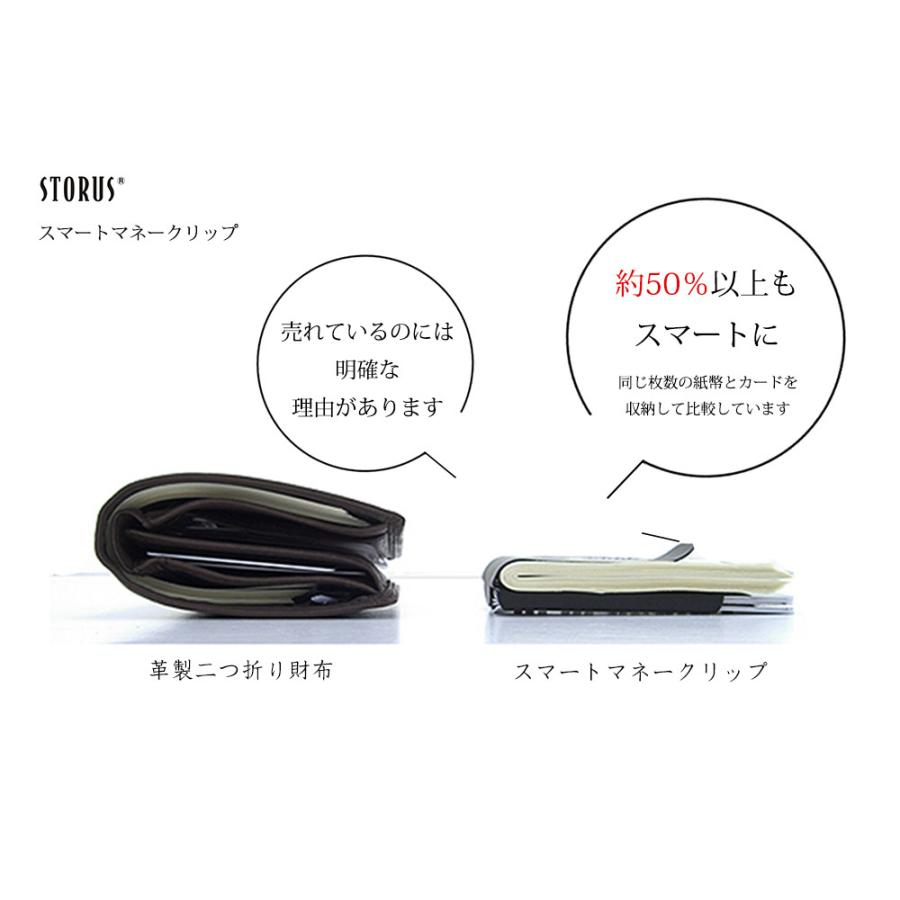 STORUS(ストラス) スマートマネークリップ 限定カラー【名入れ無料】｜windasia｜14