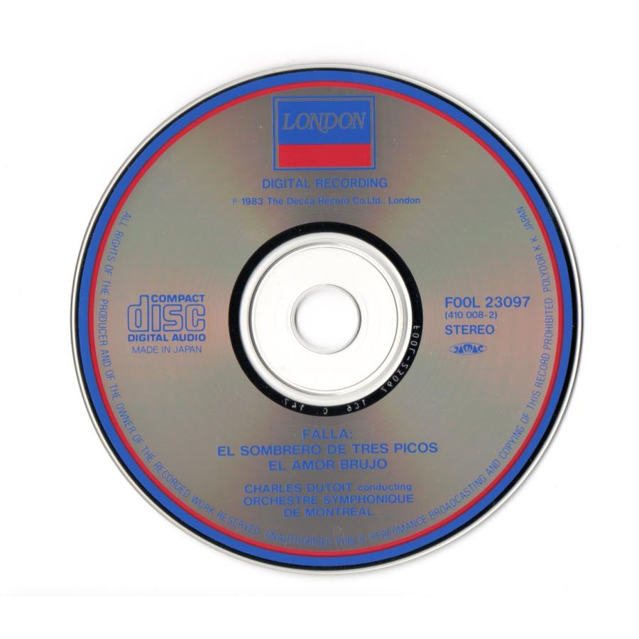 送料無料 CD ファリャ：バレエ音楽「三角帽子」全曲 「恋は魔術