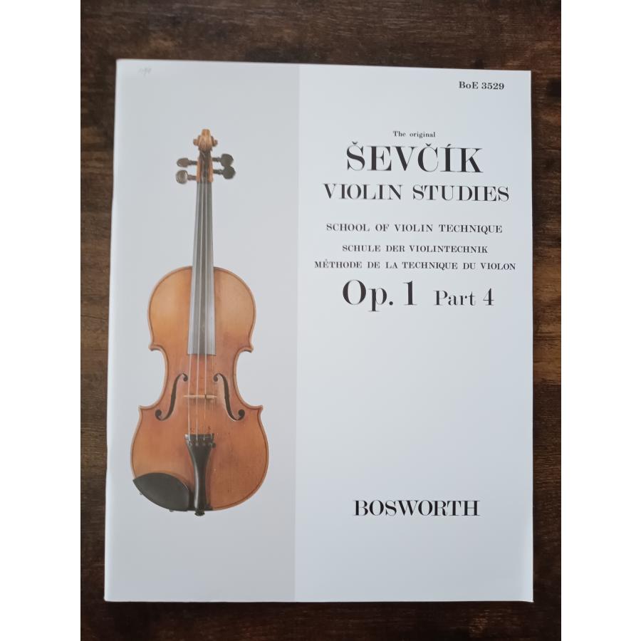 送料無料 ヴァイオリン楽譜 セヴシック (シェフシーク) バイオリン教本 Op.1 パート4 教則本 sevcikviolin