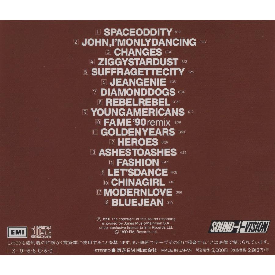 デヴィッド・ボウイ　DAVID BOWIE CHANGES デヴィッド・ボウイ 未発表ラジオセッション音源集