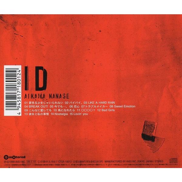 相川七瀬 / ID アイディー 1999.05.19 ベストアルバム 通常盤 CTCR