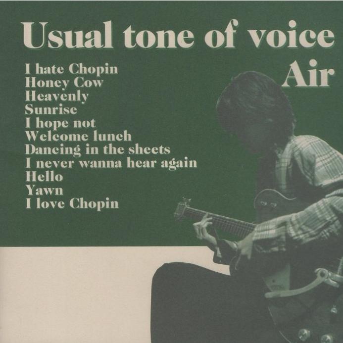 AIR (車谷浩司) / Usual tone of voice ユージュアル・トーン・オブ