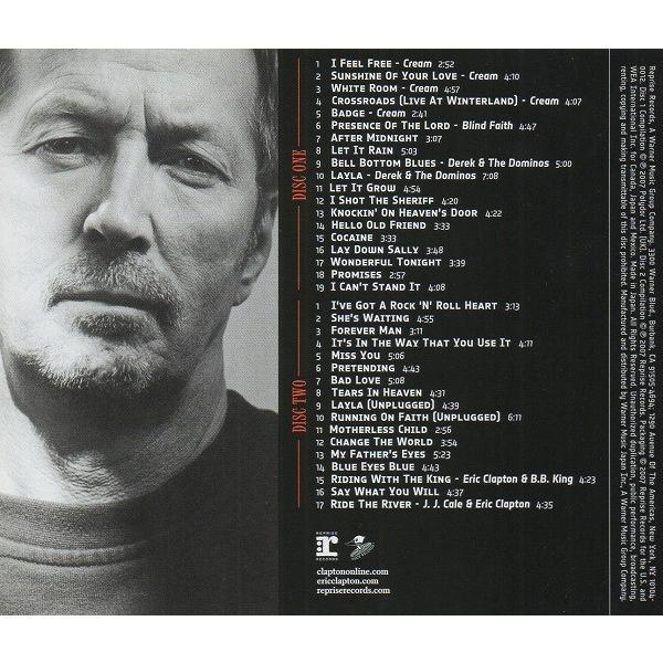 エリック・クラプトン ERIC CLAPTON / ライフタイム・ベスト COMPLETE CLAPTON: LIFETIME / ベストアルバム / 2CD / WPCR-12775-6｜windcolor-y-shopping｜02