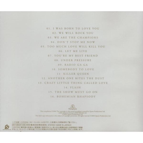 クイーン QUEEN / ジュエルズ JEWELS 2004.01.28 ベストアルバム