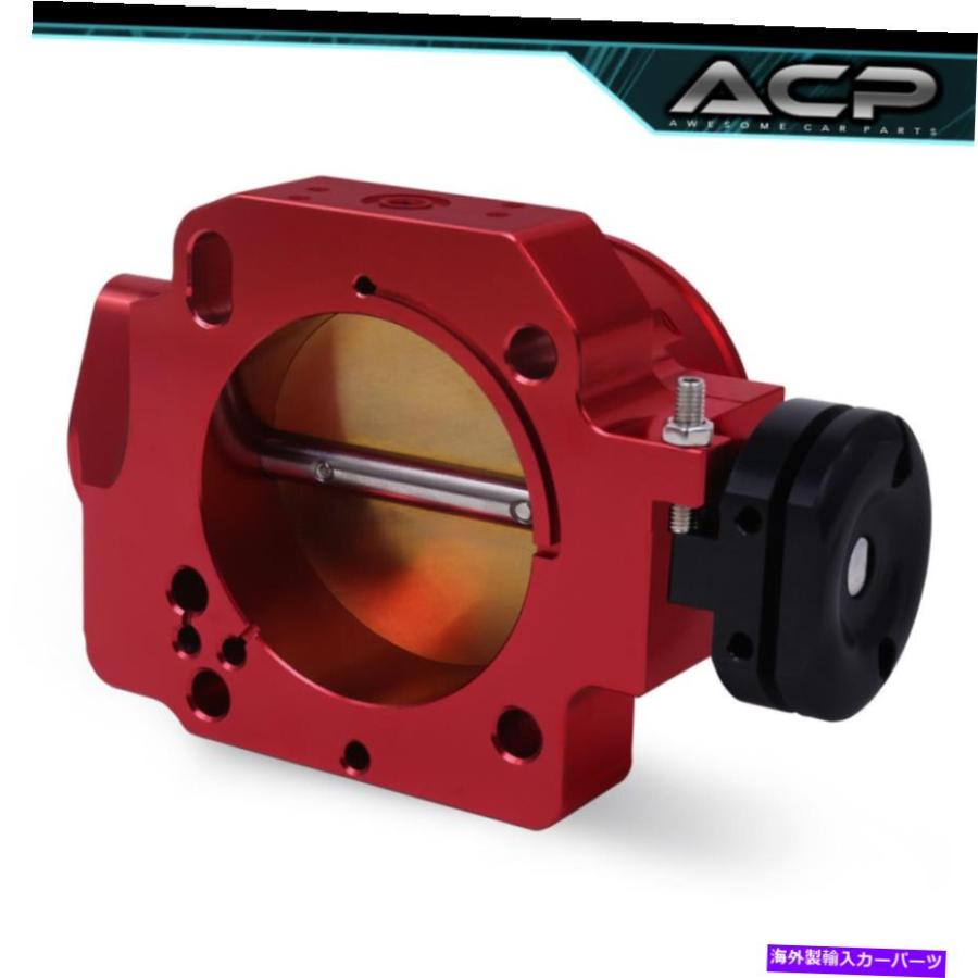 Throttle Body 70粍雄螺旋軽銀摂取することマニホールドレッドスロットルボディホンダB D F H続きもの 70粍 Bolt Aluminum Intake Manifold Red Throt
