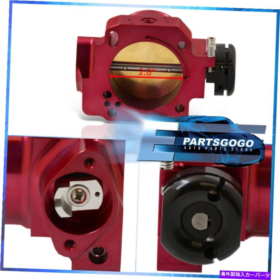 Throttle Body B16 B18 B20 D16 H22 F20 F22発動機吸いいれる多岐管70粍スロットルボディレッド For B16 B18 B20 D16 H22 F20 F22 Engine Intake Ma