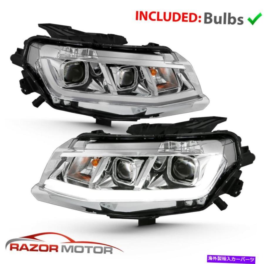 USヘッドライト [ライトバー] 2016 2017シボレーカマロクロムLEDバー