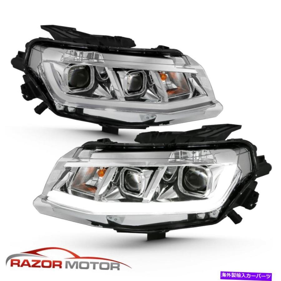 USヘッドライト [ライトバー] 2016 2017シボレーカマロクロムLED
