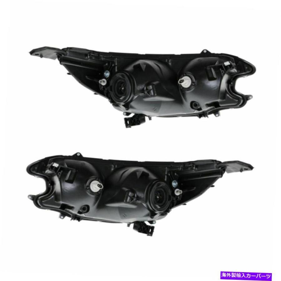 USヘッドライト ヘッドライトヘッドランプ左LH＆右RHペア12-13ホンダCR