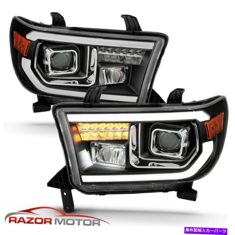 トヨタ　タンドラ　07-13y ヘッドライト　中古　tundra USヘッドライト 2007-2014トヨタツンドラ/セコイアスクエア