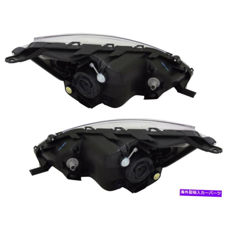 USヘッドライト ハロゲンヘッドライトヘッドライトアセンブリ14-18三菱