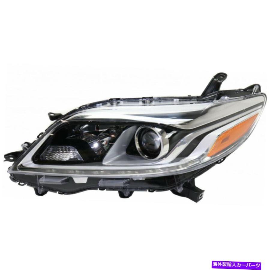 USヘッドライト TO2502230フィット2015-2017トヨタシエナXLE / LMTD