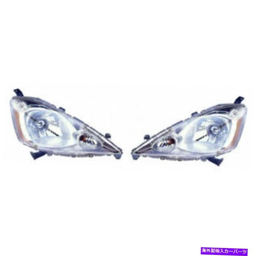 USヘッドライト Honda Fit Headlight 2009 2010 2011 RHとLHサイドW 