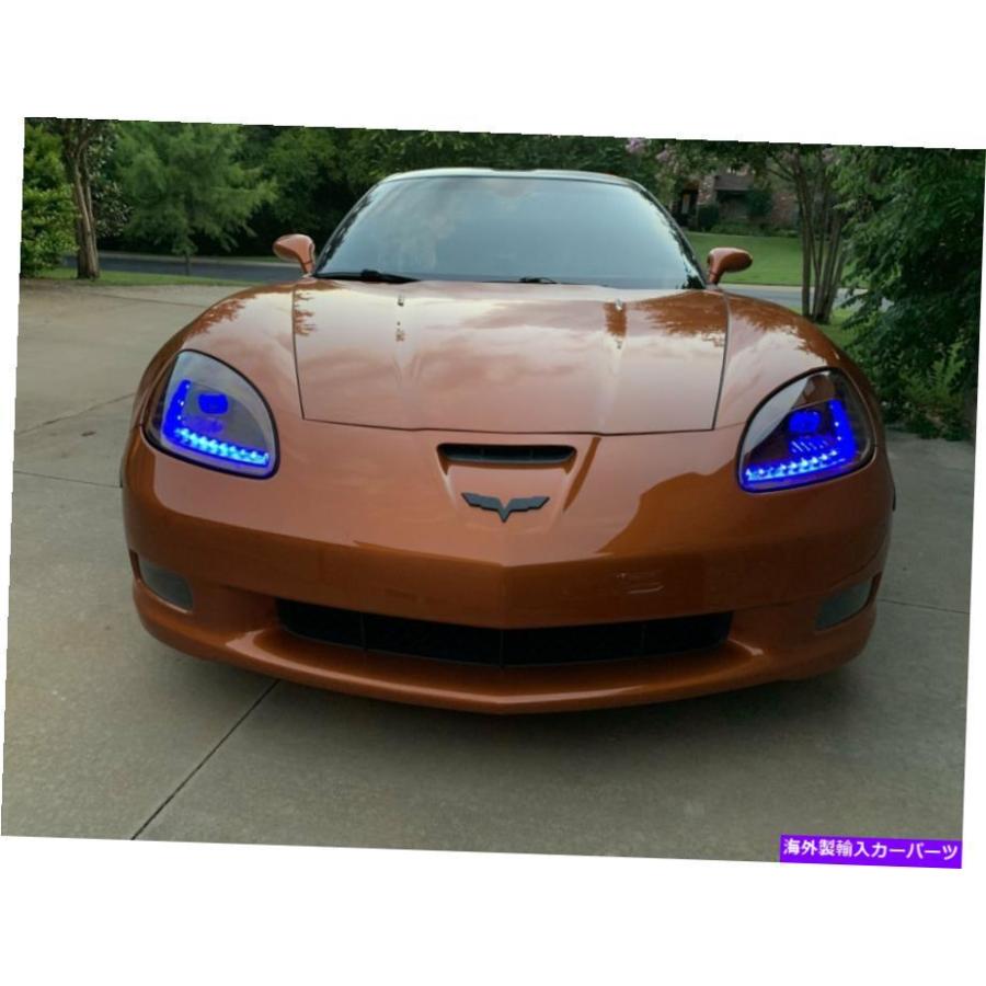 USヘッドライト 2005-2013 C6コルベット森本C7スタイルXB LED