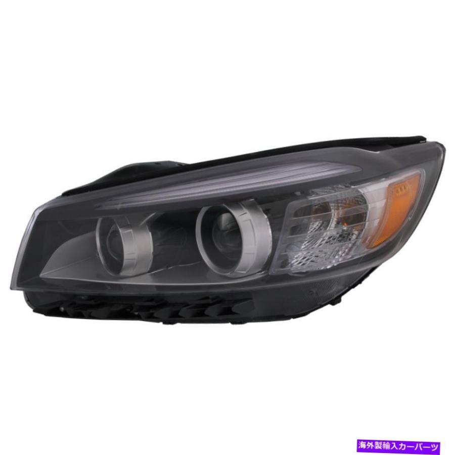 USヘッドライト LEDライトバー付きカーパヘッドライトハロゲンKia Sorento 16-18のためのドライバー側 CAPA Headlight Halogen With LED Light Bar Le