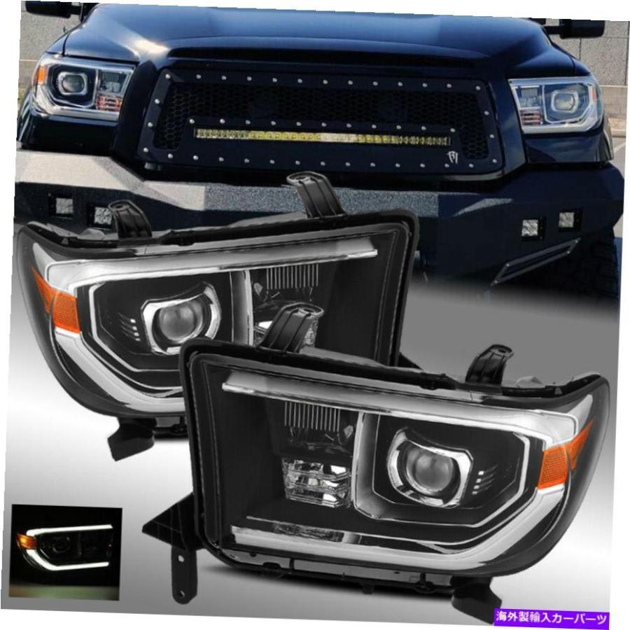 USヘッドライト 07~13のトヨタツンドラ/ 08-17 Sequoia Trd Pro Look