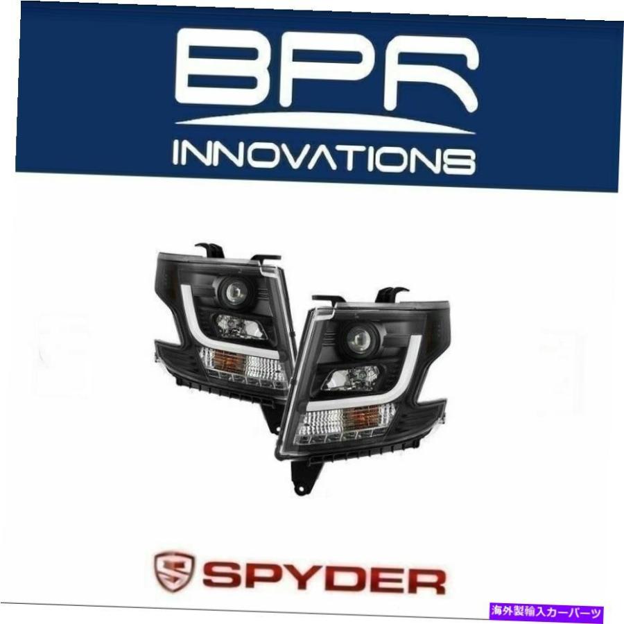 USヘッドライト 15-16シボレータホ/郊外のためのスパイダーの自動5082541 DRL LEDプロジェクターのヘッドライト Spyder Auto 5082541 DRL LED Project