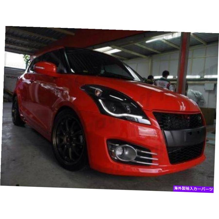 USヘッドライト 11-16スズキスイフトFZ GA GLX GLのための黒いLED DRL