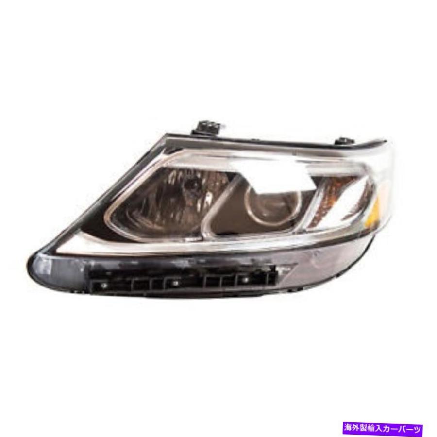 USヘッドライト KI2502164Nドライバーサイドハロゲンヘッドライトアセンブリ KI2502164N DRIVER SIDE HALOGEN HEADLIGHT ASSEMBLY