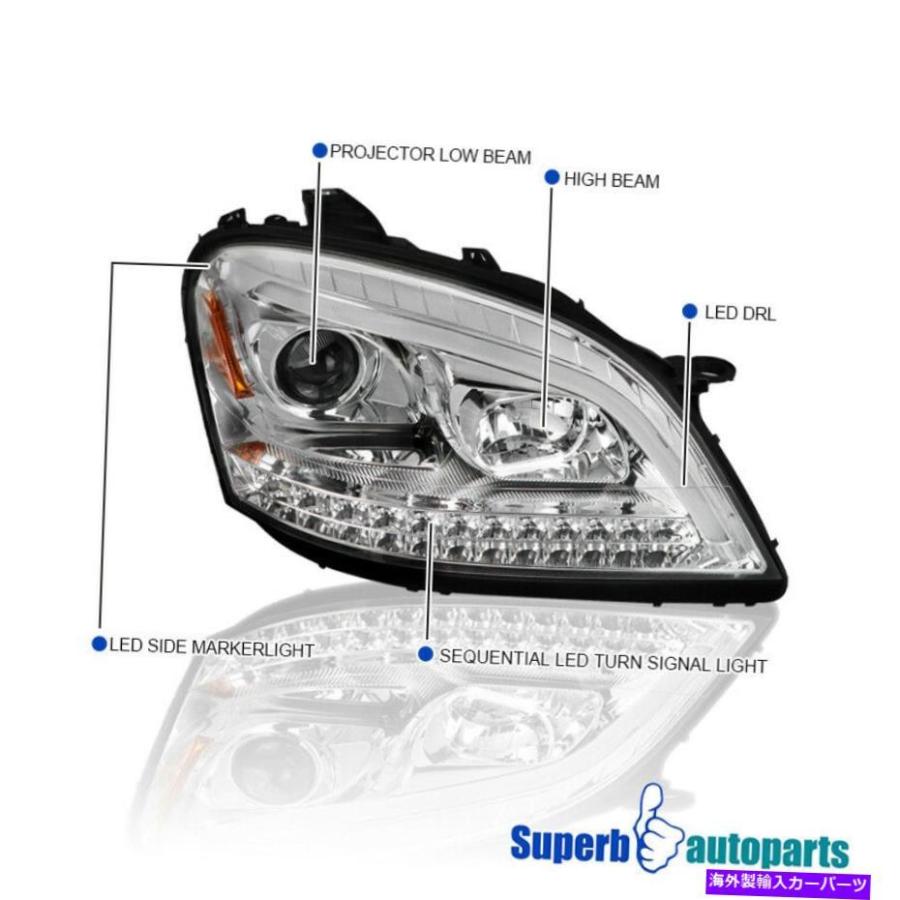 USヘッドライト 2006-2008ベンツ06-08 W164 ML350プロジェクターヘッド