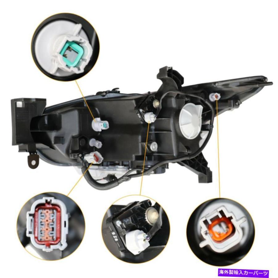 OEMASSIVE Pair HID Projector Headlights For Infiniti JX35 2013 / QX60 2014-2015 - Chrome Housing