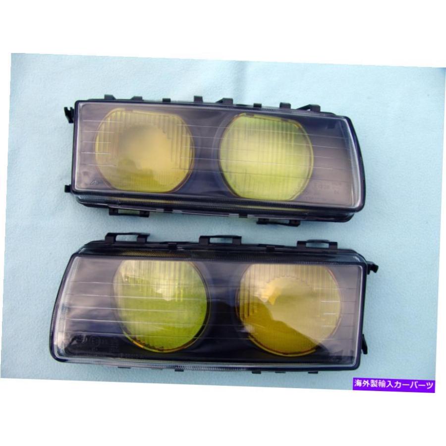 USヘッドライト BMW E36 M3 GTイエローユーロ楕円ヘッドライトレンズ、オリジナルBMW、真新しい BMW E36 M3 GT YELLOW EURO ELLIPSOID HEADLIGHT LENS