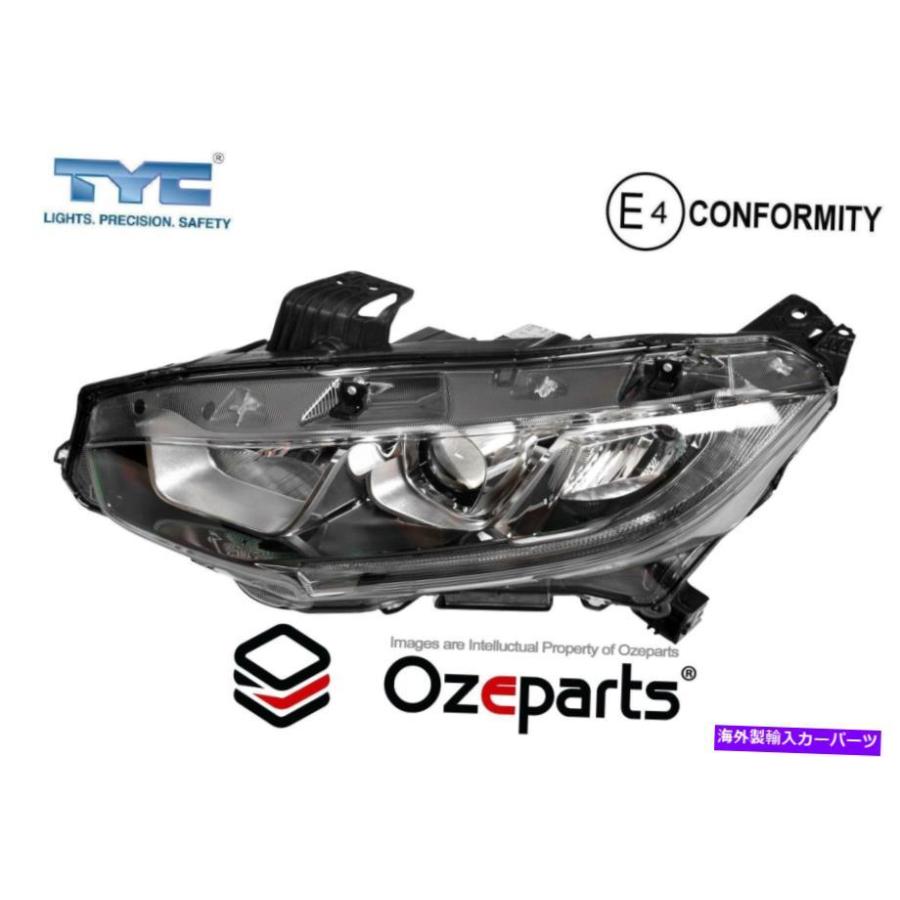 USヘッドライト Honda Civic FC FK 10th Gen 2016~2021用ペアLH + RH