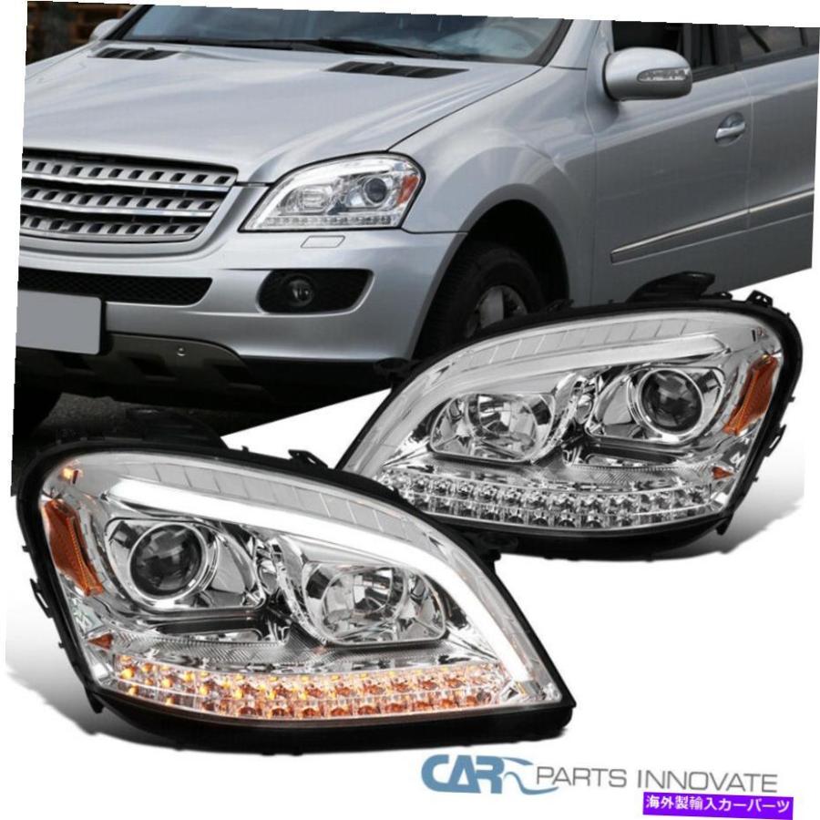 コ*チ様 ベンツML W164ヘッドライト USヘッドライト 06-08ベンツW164 ML350 ML500 LEDシーケンシャル