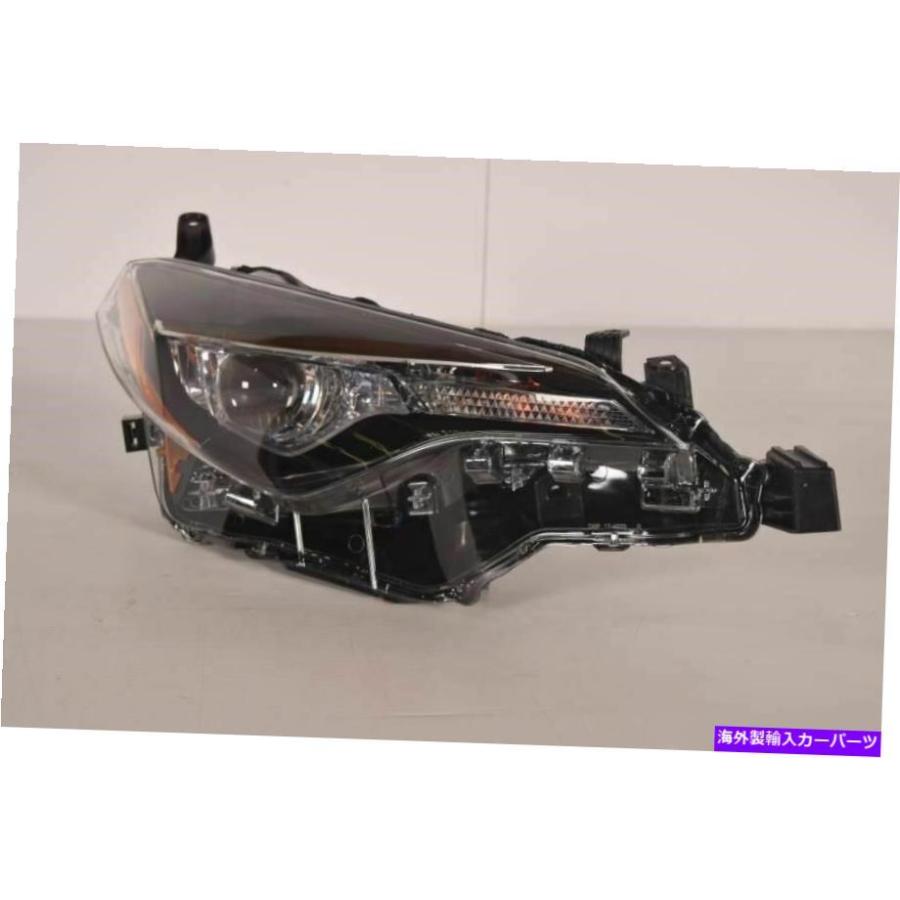 USヘッドライト 乗客ヘッドライトセダンハロゲンハイビームフィット17-19カローラ586578 Passenger Headlight Sedan Halogen High Beam Fits 17-19 CO