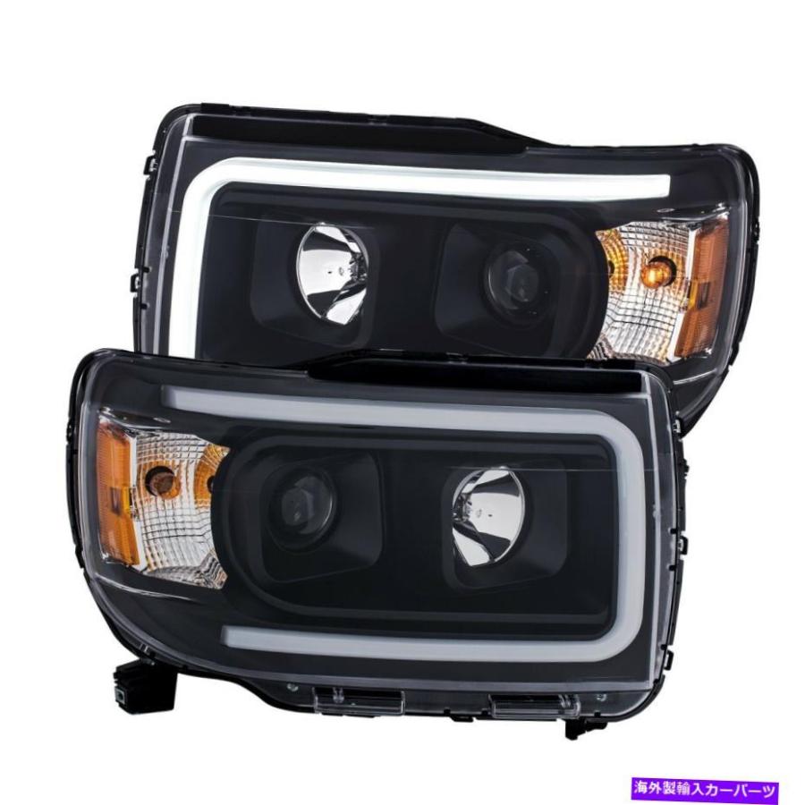 USヘッドライト Anzo USA 111381プロジェクターヘッドライトセット15~19キャニオン Anzo Usa 111381 Projector Headlight Set Fits 15-19 Canyon