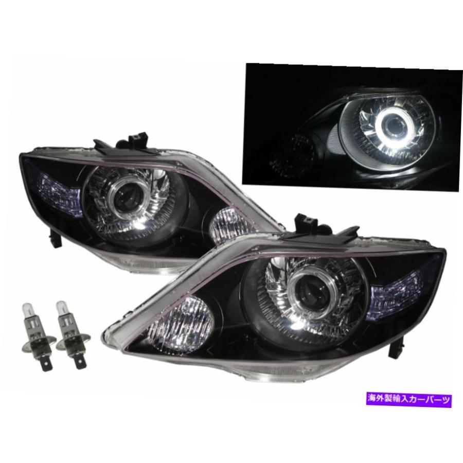USヘッドライト City ZX MK4 06-08 4DガイドLED Angel-Eye