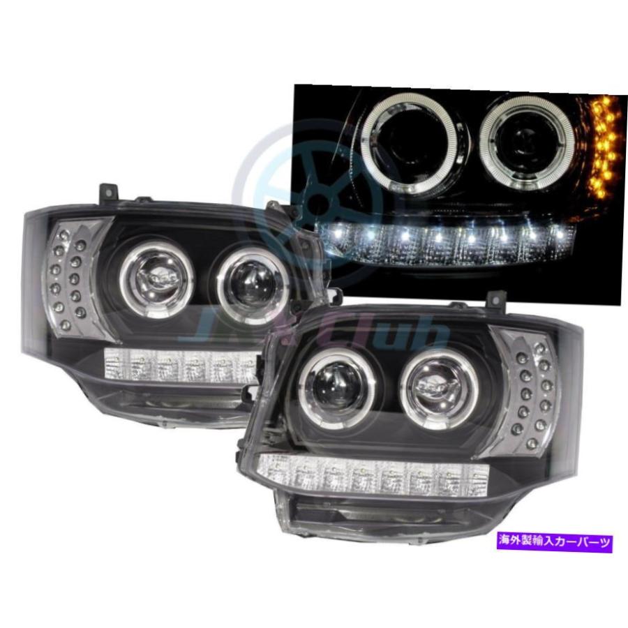 USヘッドライト トヨタハイエースヴァン2011-2013 COB Angel-Eye DRL