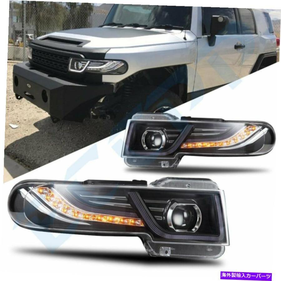 トヨタ FJクルーザー LEDプロジェクターヘッドライト トヨタ 送料無料 FJ クルーザー ヘッドライト ダブル