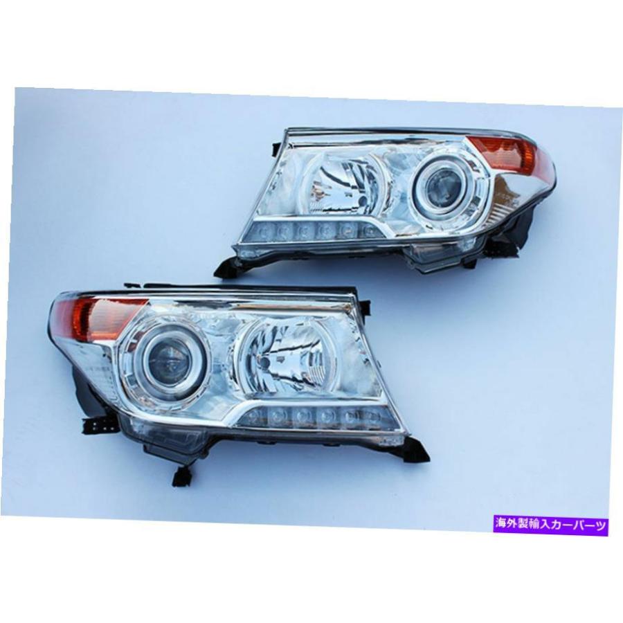 TOYOTA ランドクルーザー200 中期　ヘッドライト トヨタランドクルーザー200 中期専用 左右セットヘッドライト社外品の