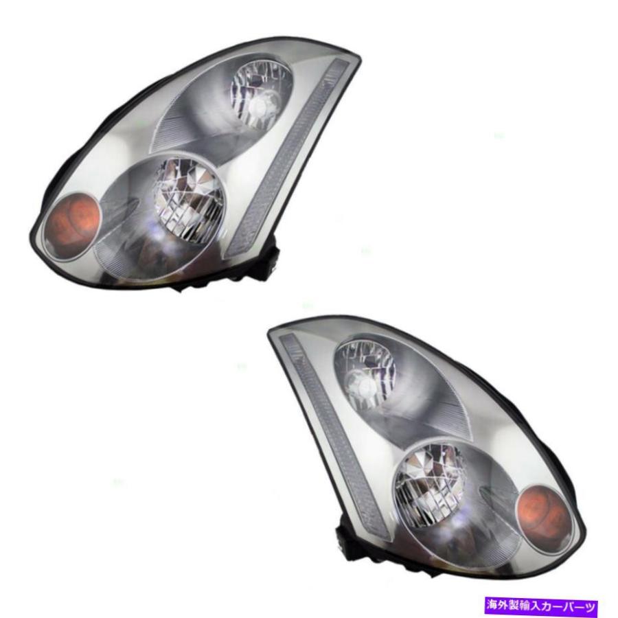 USヘッドライト 03-05 Infiniti G35のHIDヘッドライトのセットです Set