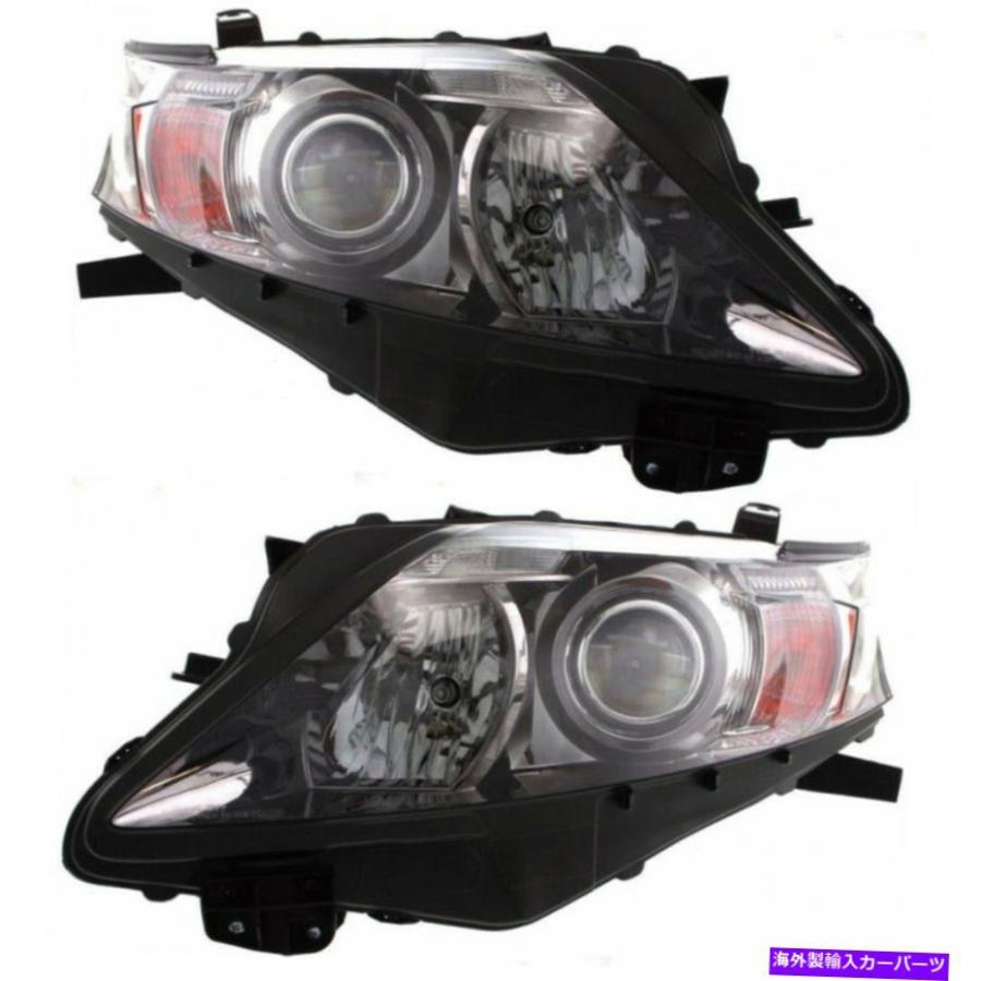 USヘッドライト LEXUS RX350ヘッドライト2010-2012ペアLHとRHドット
