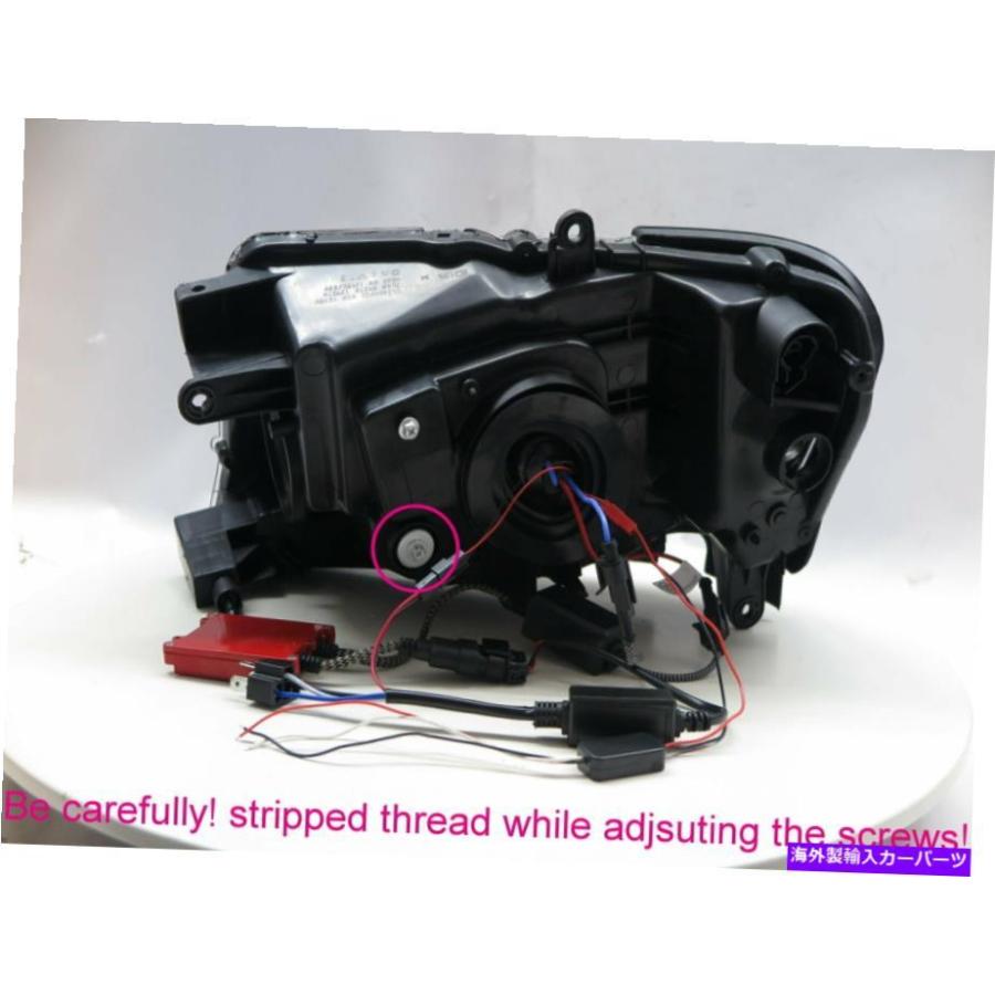 USヘッドライト PATROL SAFARI Y61 04-ON 5DガイドLED Halo Projector