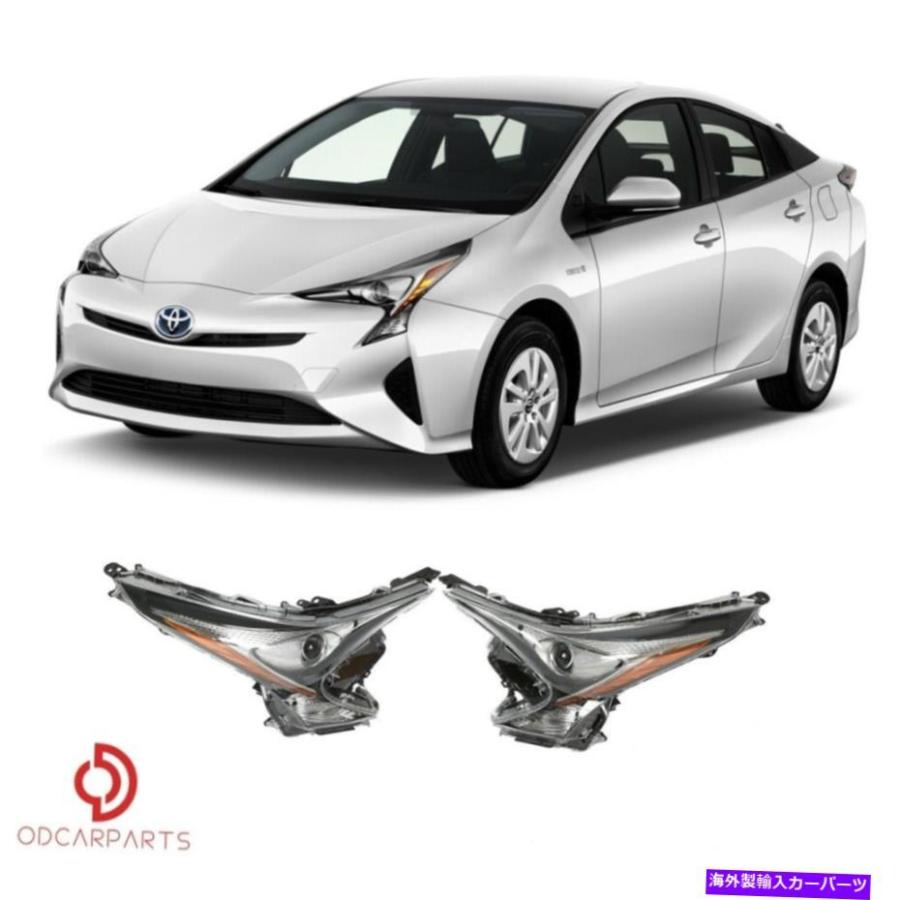 USヘッドライト Fits Toyota Prius 2016 2017 Headlights Headlamps 