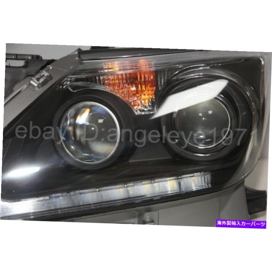 USヘッドライト LEXUS LX570 LEDヘッドランプ2012~2014年黒ハウジング